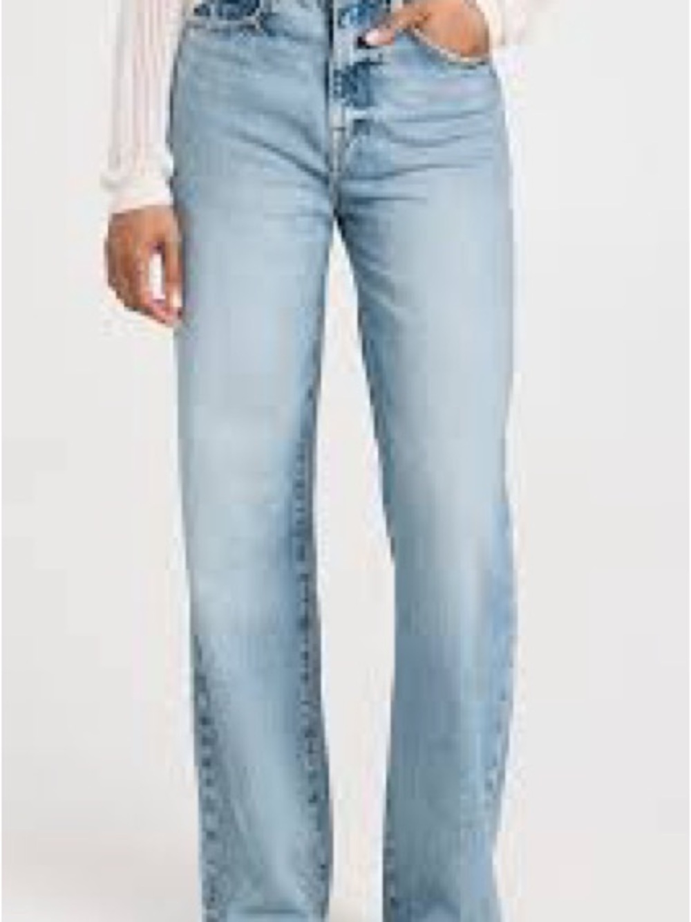 NWT FRAME Le Jane Ultra High-Rise Wide-Leg Jeans